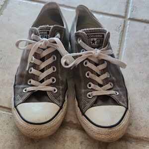 Converse Chuck Taylor Allstars In Grey Mens Size 8 Or Womens Size 10